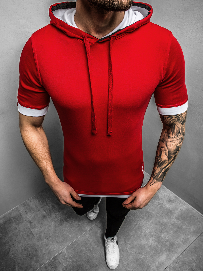 Férfi póló Piros OZONEE O/1273Z