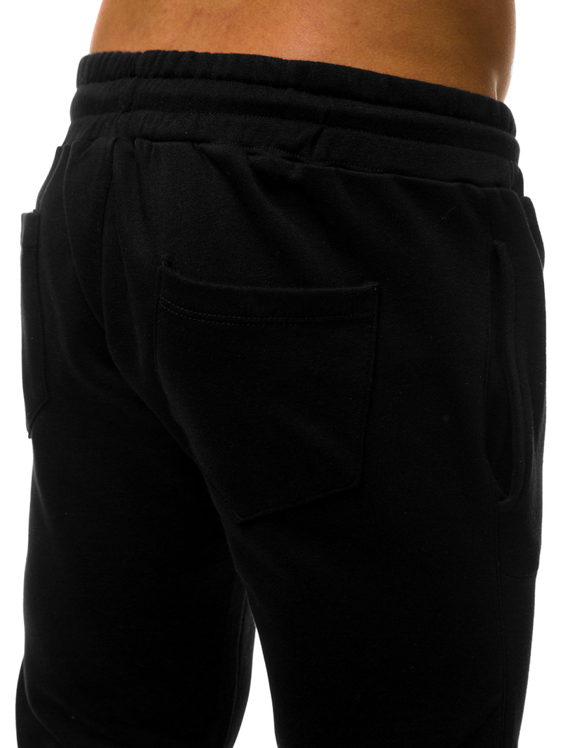 Férfi melegítő nadrág Fekete-Sárga G/11129