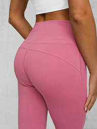 Női leggings széles lábakkal rózsaszín OZONEE JS/17K588/111