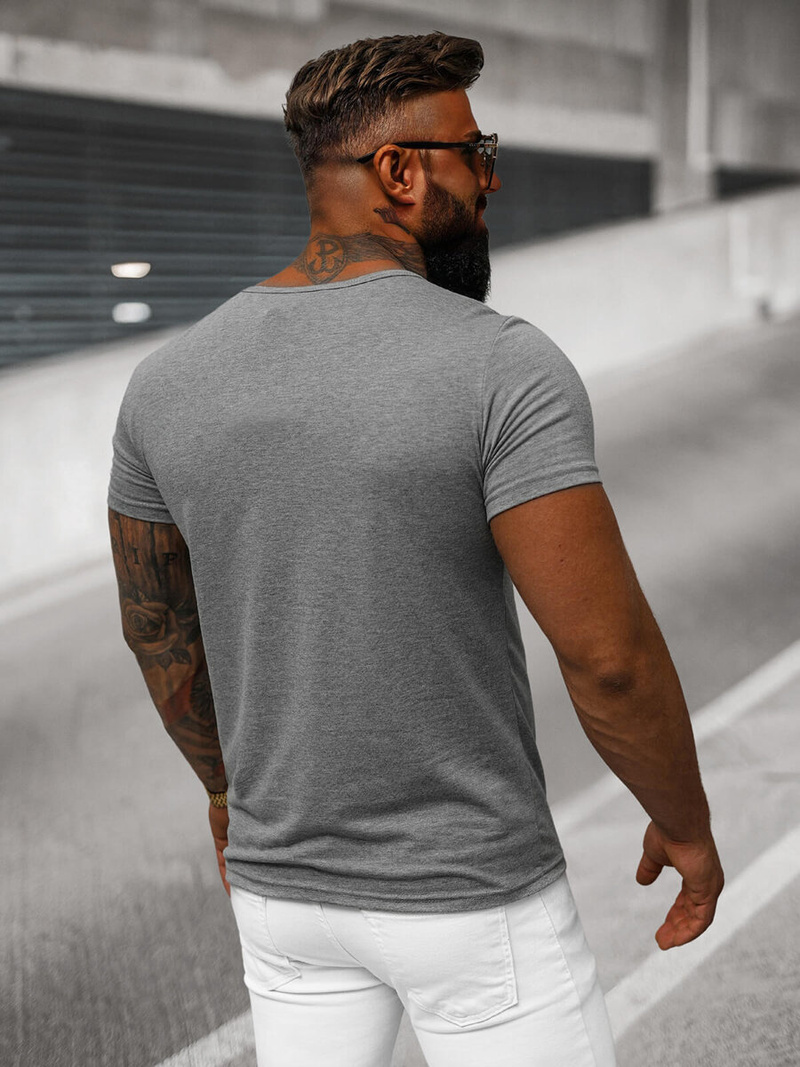 Férfi Póló Grafit OZONEE JS/712007Z