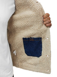 Férfi farmer dzseki kék OZONEE JB/JP1109Z 