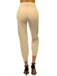 Női jogger nadrág Bézs OZONEE O/HM002