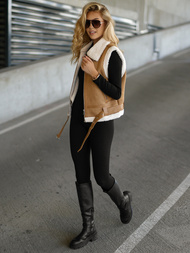 Női mellény camel OZONEE JS/11Z8238