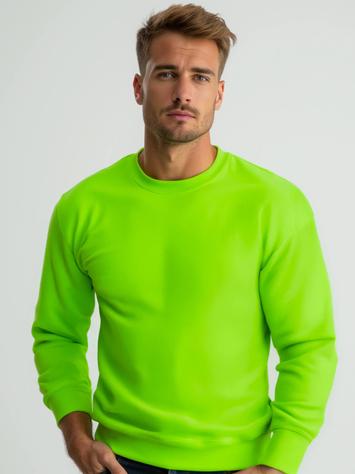 Férfi Melegítő Felső Zöld neon OZONEE JS/2001-10Z