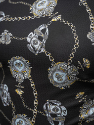 Férfi Póló Fekete OZONEE O/PT012