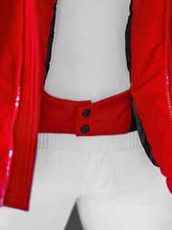 Férfi Steppelt Kabát Piros OZONEE JS/91M9901/270