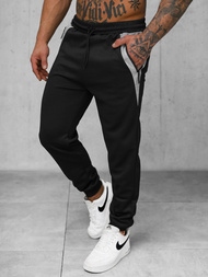 Férfi melegítő nadrág fekete OZONEE JS/15K1813/3