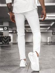 OZONEE B/8021 Férfi nadrág nadrág Fehér