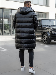 Férfi téli kabát fekete OZONEE O/M3205Z