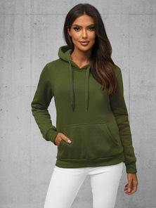 Női pulóver Khaki OZONEE JS/W02Z