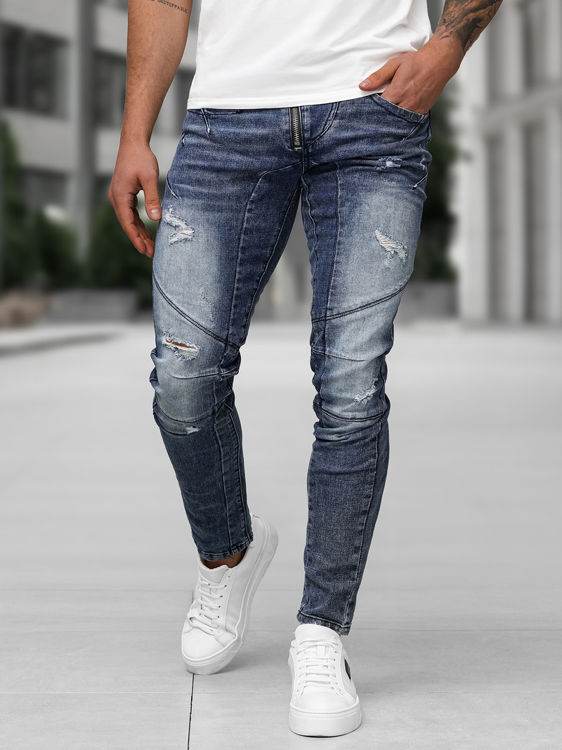 Férfi farmer nadrág kék OZONEE NB/MP0045BZ