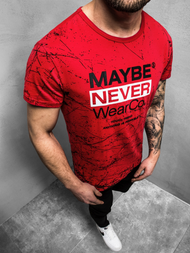 Férfi póló Piros OZONEE JS/SS10915Z