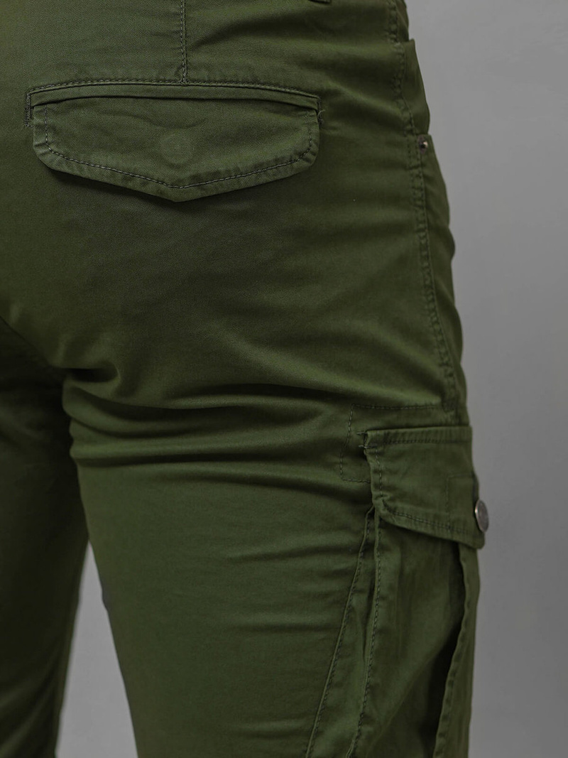 Férfi Chino Rövidnadrág Zöld OZONEE T/BB70011/3Z