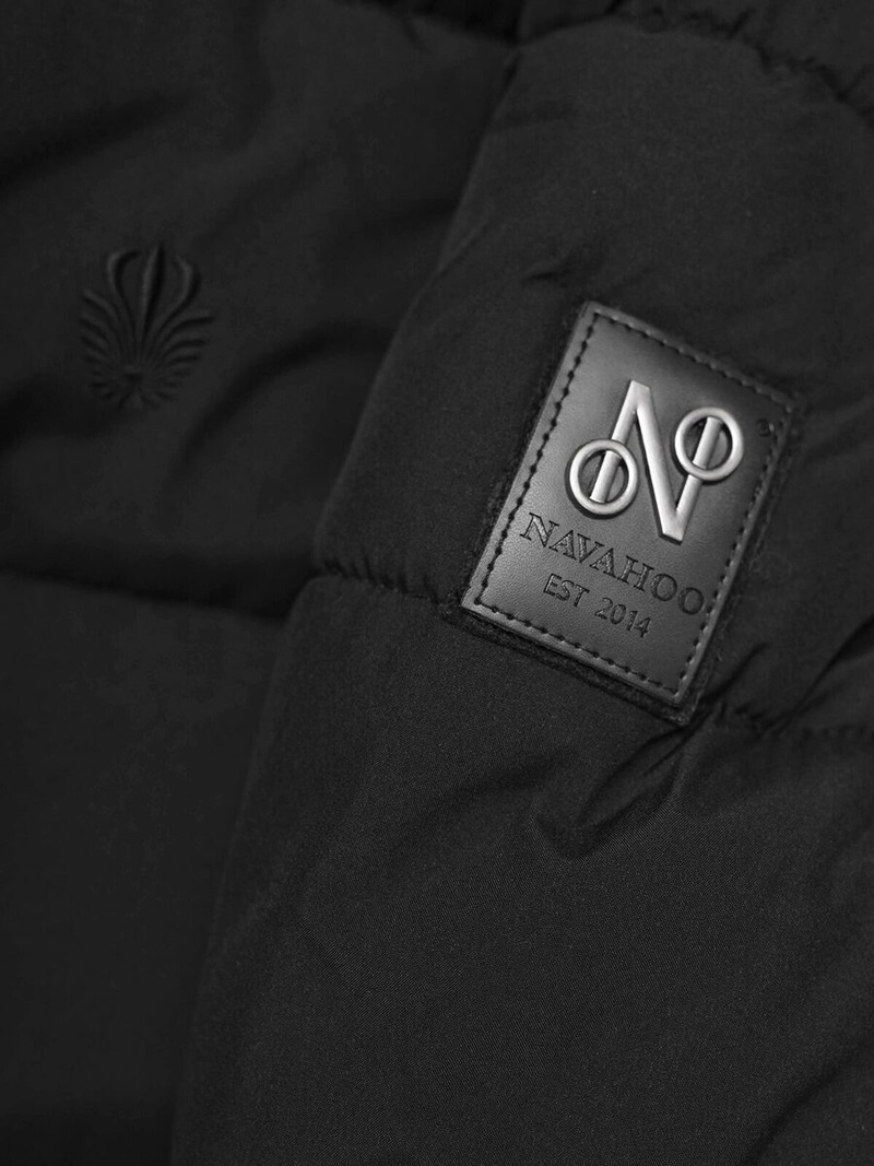 Női téli kabát fekete OZONEE O/W377Z