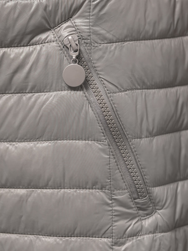 Női hosszú mellény szürke OZONEE O/H903