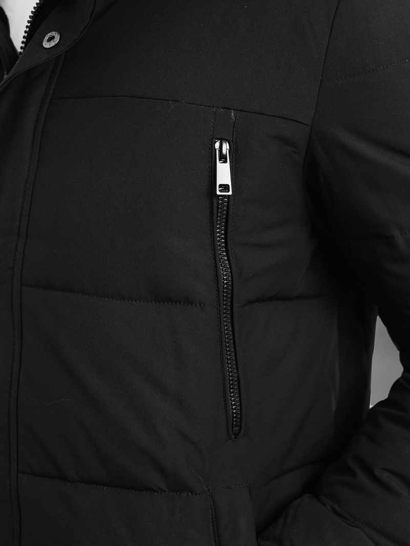 Férfi téli parka kabát fekete OZONEE JS/25M9803/392Z