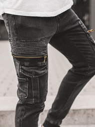 Férfi nadrág Fekete OZONEE G/1081