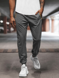 Férfi melegítő nadrág grafit OZONEE JS/68K10339Z