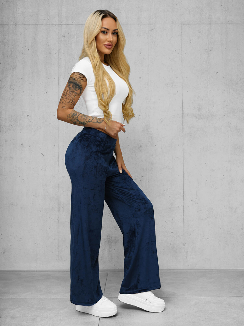 Női velúr nadrágok gránát OZONEE JS/92K531/66