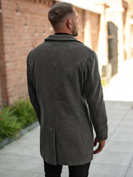 Férfi Szövetkabát Grafit OZONEE JS/11Z8269
