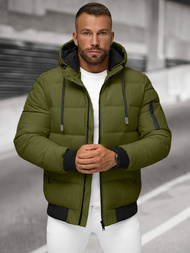 Férfi kabát khaki OZONEE JS/31M5003Z