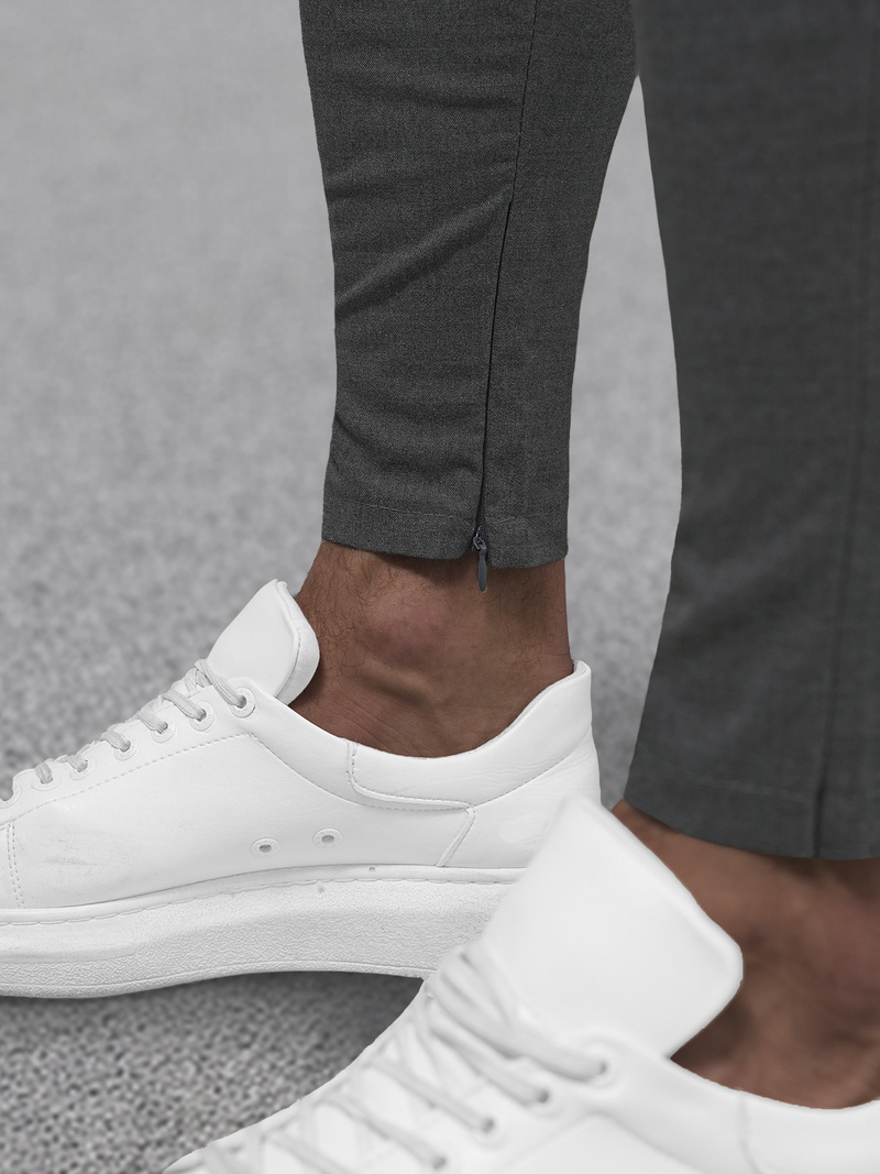 Férfi chino nadrág grafit OZONEE DJ/3300