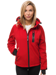 Női softshell dzseki Piros OZONEE N/4849