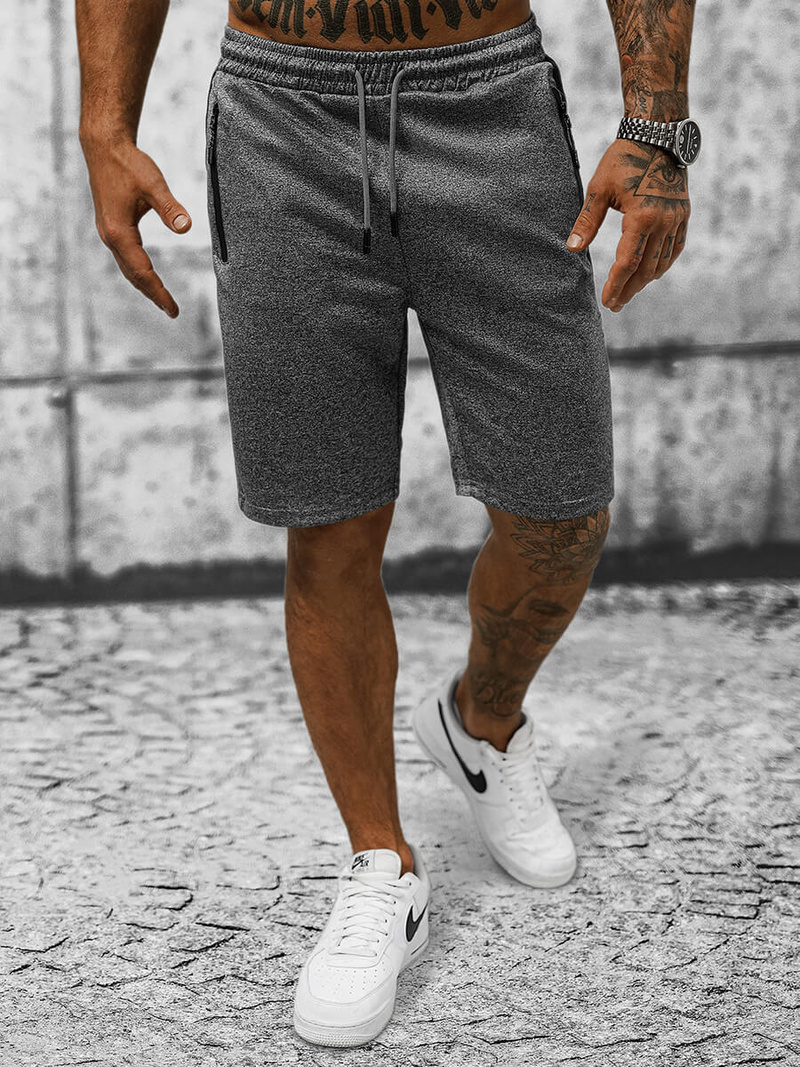 Férfi Rövidnadrág Grafit OZONEE JS/8K280