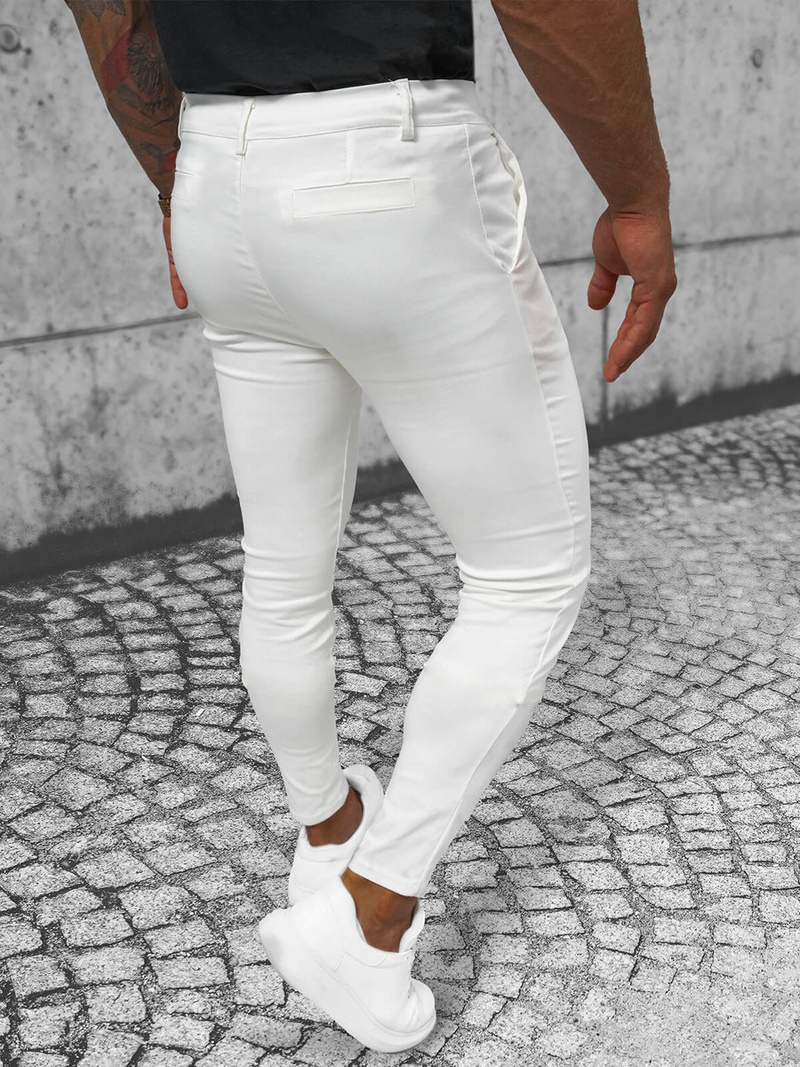 Férfi Nadrág Ekrü OZONEE O/P4049