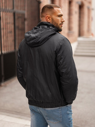 Férfi kabát fekete OZONEE JS/5M3102/392Z