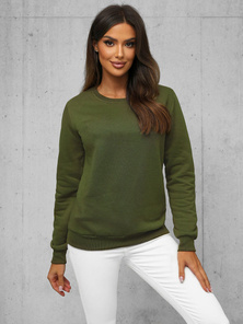 Női Pulóver Khaki OZONEE JS/W01Z