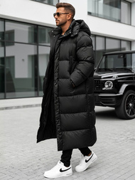 Férfi téli kabát fekete OZONEE O/M3202Z