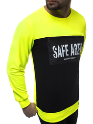 Férfi blúz Sárga neon OZONEE MACH/2121