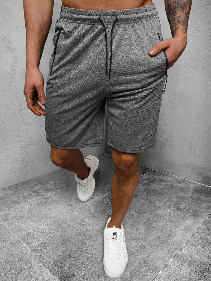 Férfi rövidnadrág grafit OZONEE JS/68048/5