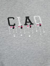 Női polo szürke OZONEE JS/RJ77542