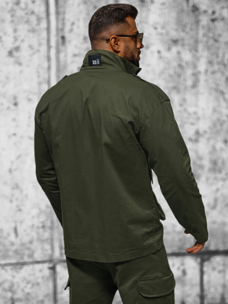 Férfi kabát khaki OZONEE O/G3035