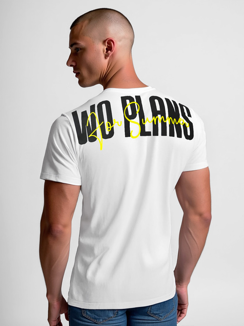 Férfi Póló Fehér OZONEE O/T1277/1Z