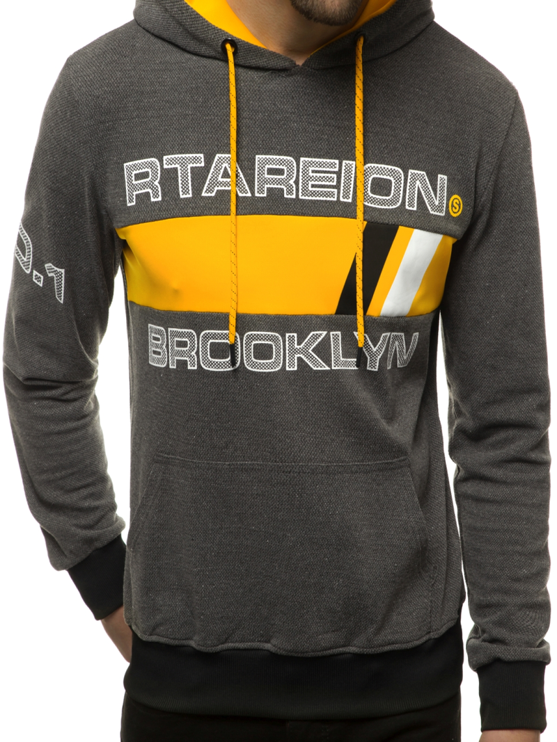 Férfi Melegítő felső Grafit OZONEE JS/DD20131