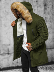 Férfi parka kabát khaki OZONEE JD/390Z