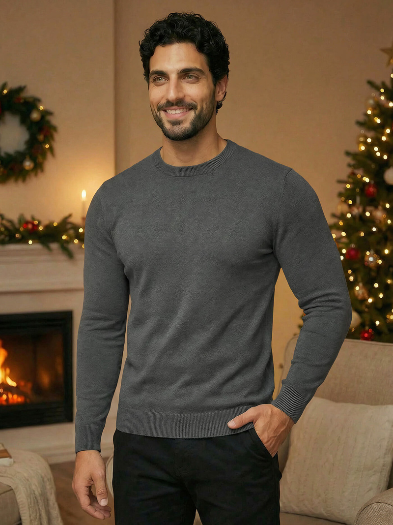 Férfi Pulóver Grafit OZONEE NB/MMB602/3Z