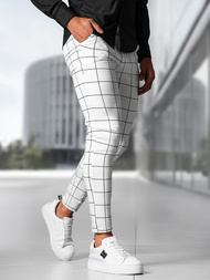 Férfi Chino Nadrág Fehér OZONEE O/P4009Z