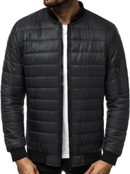 Férfi bomber dzseki fekete OZONEE JS/MY02 