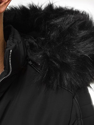 Férfi téli kabát fekete OZONEE O/88835 