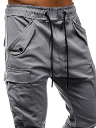 Férfi nadrág jogger Szürke OZONEE A/1005