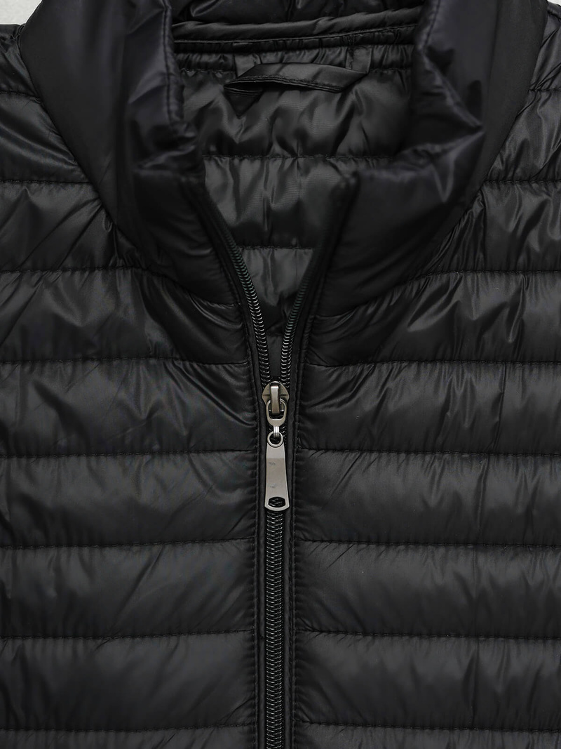 Női hosszú mellény fekete OZONEE JS/16M9072/392