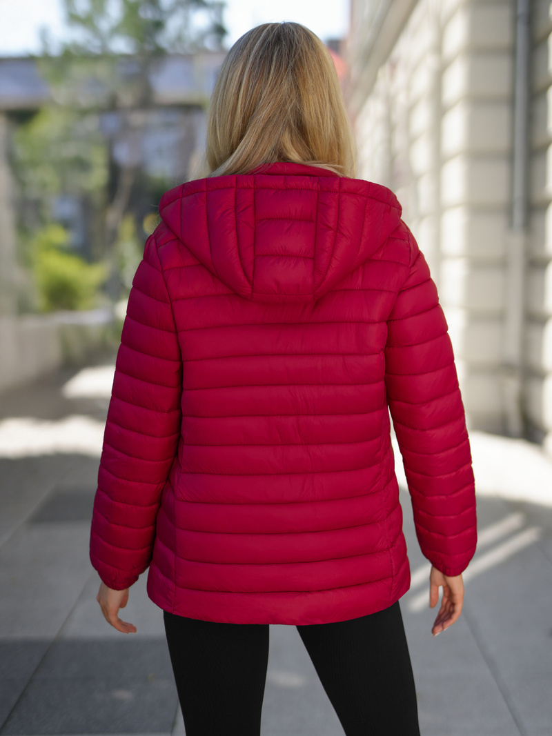 Női Kabát Bordó OZONEE JS/16M9101/06Z