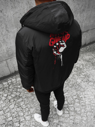 Férfi átmeneti megfordítható kabát piros OZONEE JS/M761/270