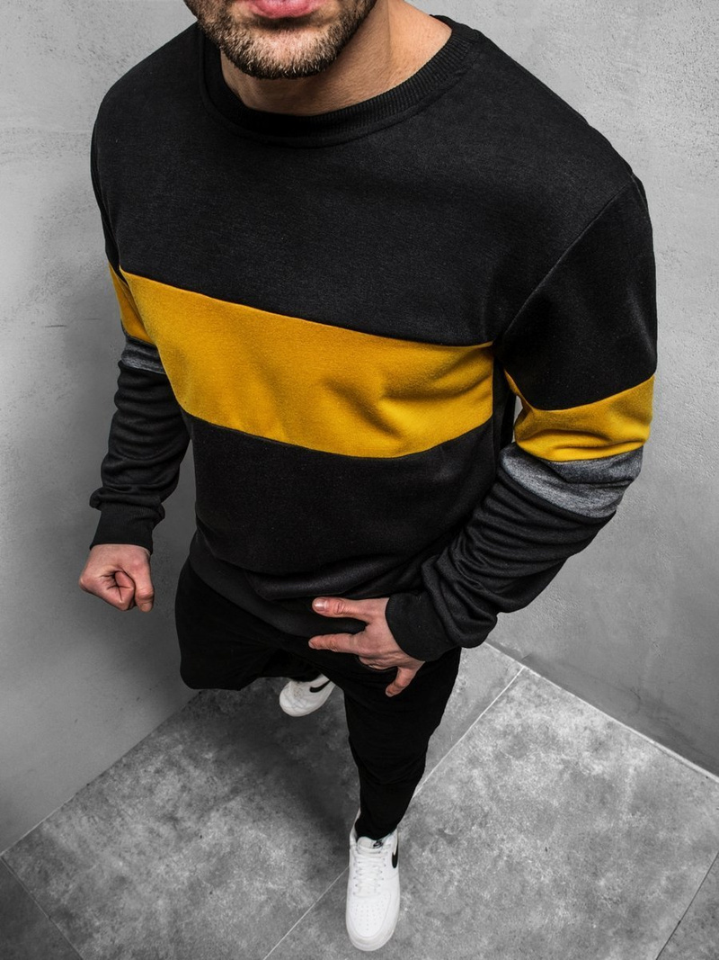 Férfi Melegítő felső Fekete OZONEE JS/JZ11039Z