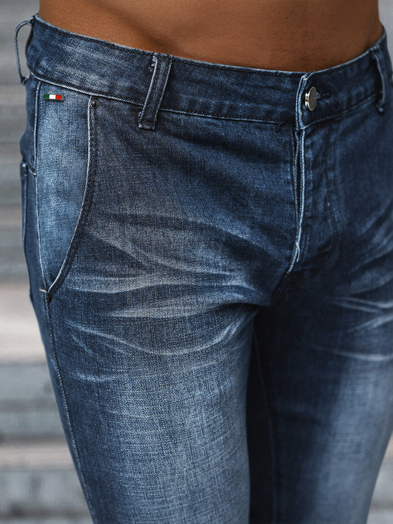 Férfi farmer nadrág sötét-kék OZONEE NB/MP0091BS