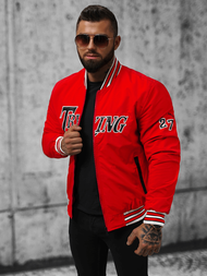 Férfi dzseki piros OZONEE JS/84M3013/270